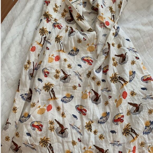 COPY - - SOLD OUT everywhere Reformation Eileen Tropez Midi Dress NWOT - Picture 2 of 4